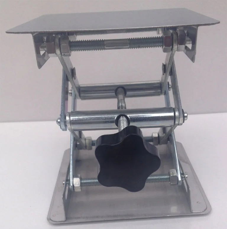 Подъемная платформа Регулируемый лабораторный подъемник из нержавеющей стали стенд для лаборатории стол подъемник Ножничного типа мини ручной Лифт