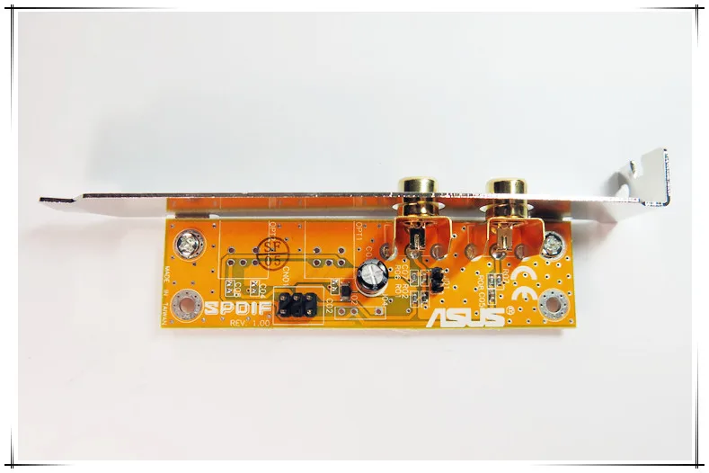 

ASUS motherboard with SPDIF fiber coaxial gold plated digital sound card baffle DAC fever DTS decoding