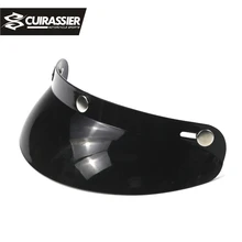 Cuirassier HP01 3-snap casco open face vintage motorcycle helmets visor helmet peak scooter jet chooper helmet visor sun shield free shipping motorcycle helmets retro vintage open face helmets design modular removable visor motorbike jet vintage helmet sy