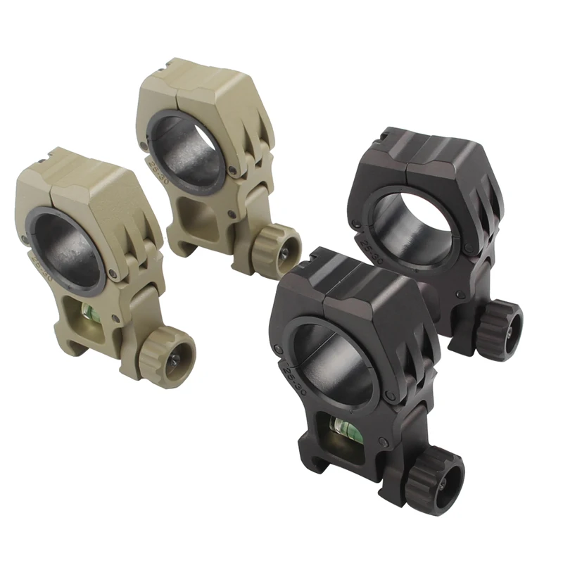 Tactical Airsoft M10 QD Separate Scope Mount Range Mount With Bubble Level For 20MM Picatinny Weaver Rail Hunting Accessory RL2-0034-06