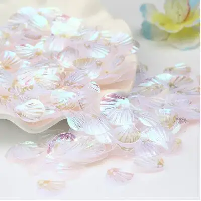 AB transparent white 300 шт. мотив Свадебные 18 мм блестки DIY аксессуары стежка бусины ручной работы Цветы блестки - Цвет: AB transparent white