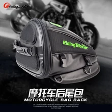 Free shipping RIDING TRIBE Synthetic Leather font b Motorcycle b font Travel Tool Tail Bag font