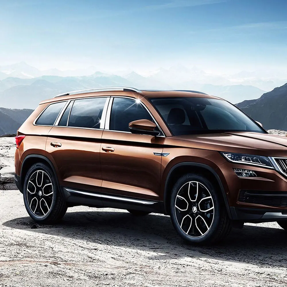 AITWATT для Skoda Kodiaq 2017 2019 центральный столб из нержавеющей стали Боковая дверная