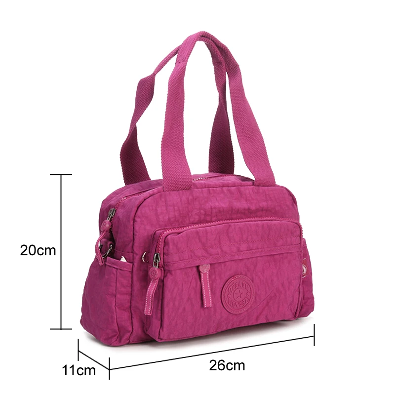 TEGAOTE, сумки, женские сумки, известный бренд, одноцветная женская сумка на плечо, маленькая летняя пляжная сумка, нейлоновый кошелек, женская сумка