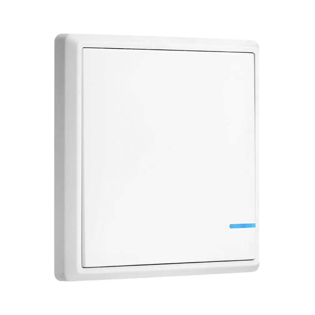 

SW-K1&R02 86 Type RF Remote Wall Control Light Wireless Switch Waterproof Panel Home Switch One Button Drop Shipping Sale