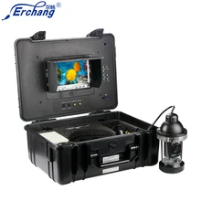 Erchang 20 м кабельная Запись видео DVR подводная рыболовная камера " водонепроницаемая Труба Камера для исследования канализации светодиоды эндоскоп