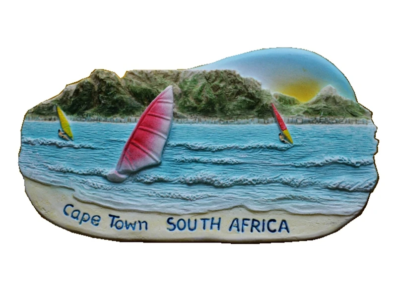 Cape Town South Africa Handmade Painted Aromatherapy Fridge