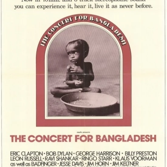 The Concert for Bangladesh Movie Poster (27 x 40)