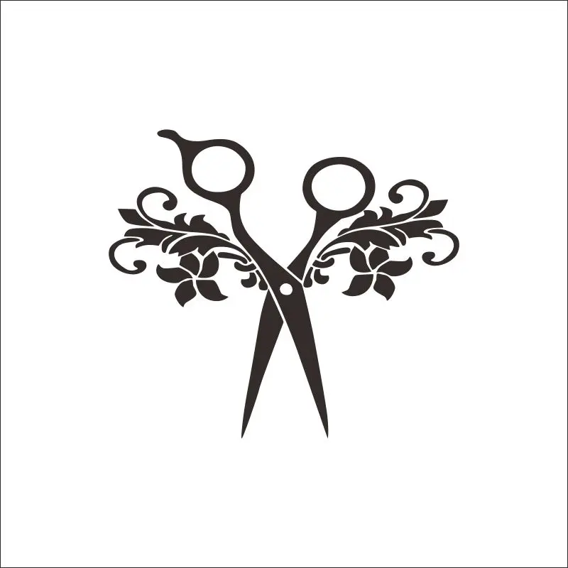 Hombre Barber Shop pegatina tiempo nombre Chop bread Decal haircut posters vinilo Wall Art decalques Ventanas decoracion mural40