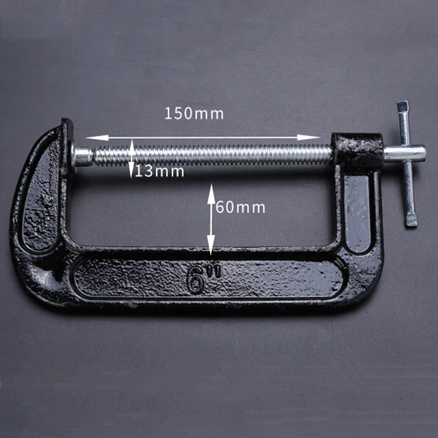 2 12 Inch Heavy Duty G clamps for woodworking F Clip G clamp tool