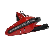 Мотоцикл светодиодный сигнальный фонарь 7/" 22 мм двойной дорожный поручень ручная защита щетка для Harley Yamaha KTM ATV Dirt