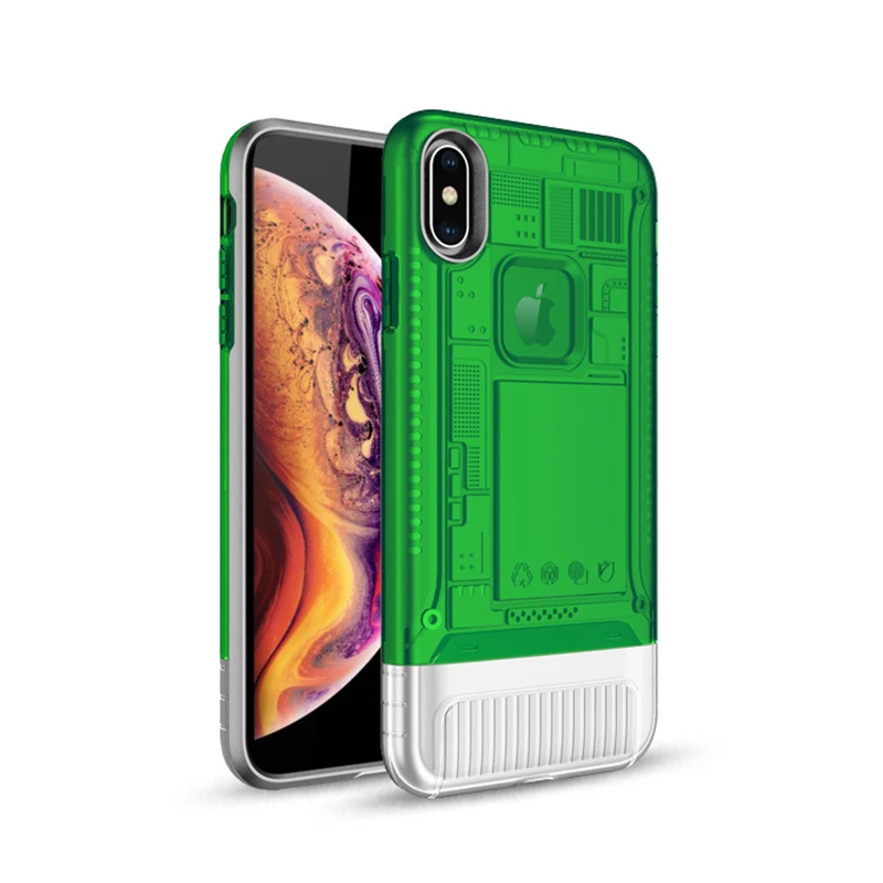 

Luxury Hybrid Armor Case For iPhone X XS Max 8 7 6 6S Plus Phone Shockproof Back Cover For iPhone 7 Plus Case Silicone Spigen