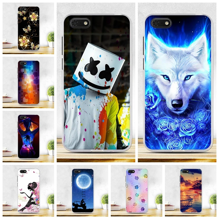 

Case Huawei Y5 2018 Case TPU Soft Silicone Back Cover Huawei Y5 Prime 2018 Cover Fundas Honor Play 7 Coque Honor 7s Phone Cases