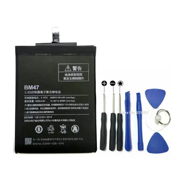 

2019 New High Quality BM47 4000mAh battery & Repair tools For Xiaomi Redmi 3 3S Redmi 4X phone + Tracking number