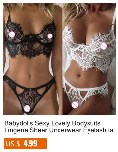 Сексуальная одежда для сна нижнее белье Babydoll боди сетка Подвязка с цветами боди чулок продукт эротический Облегающий комбинезон с подвязкой ночное белье 6166