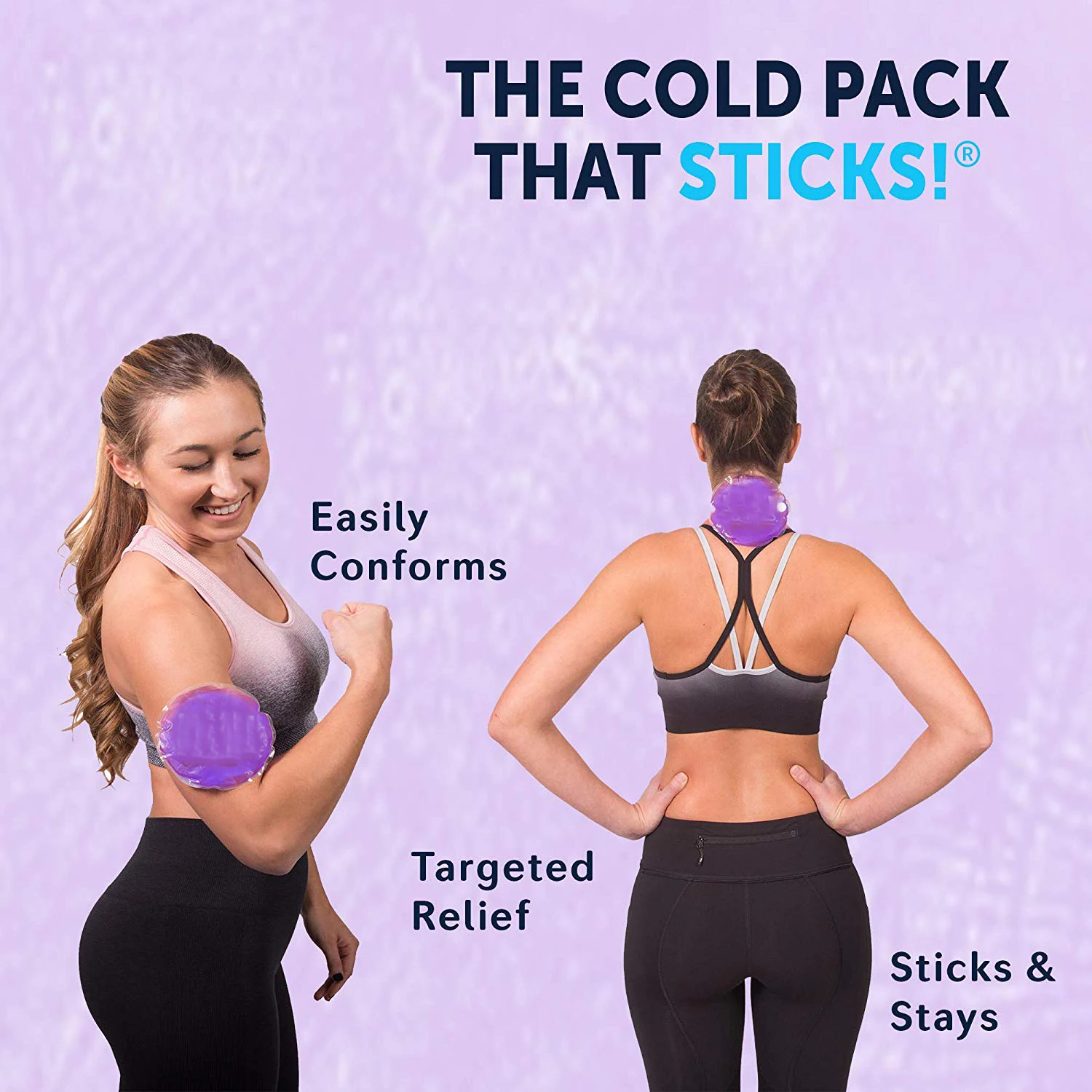 

Mini The Cold Pack That Sticks & Stays in Place Pain Cake Reusable Cold Therapy Ice Pack Conforms to Body For Dropshipping
