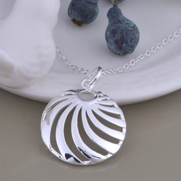 

wholesale High quality silver Fashion jewelry chains necklace pendant WN-1178