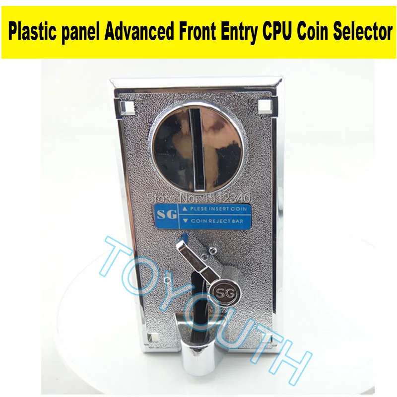 

Plastic panel Advanced Front Entry CPU Coin Selector coin Acceptor for Vending machines Arcade machines