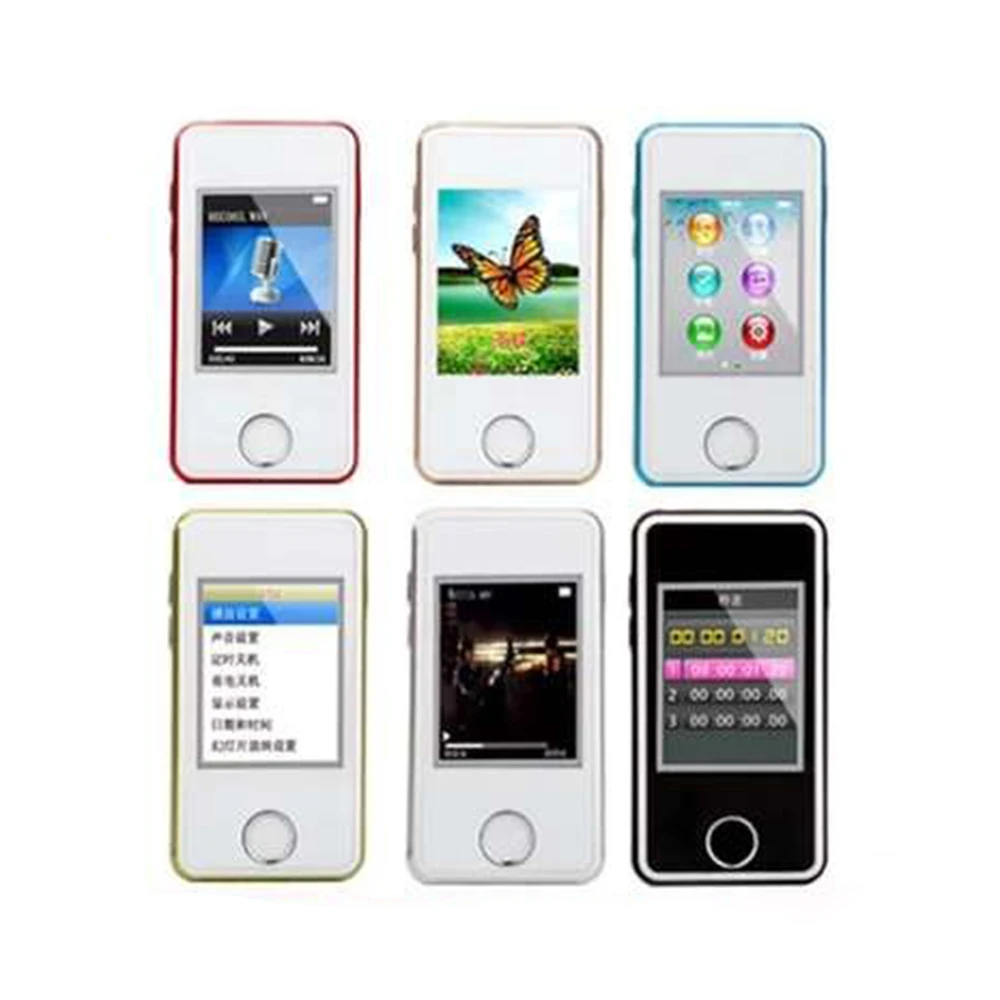 Плеер HOMEBARL Touch MP4 2 0 дюйма 4 ГБ 8 16 Гб памяти встроенный поддержка fm радио TXT обучение