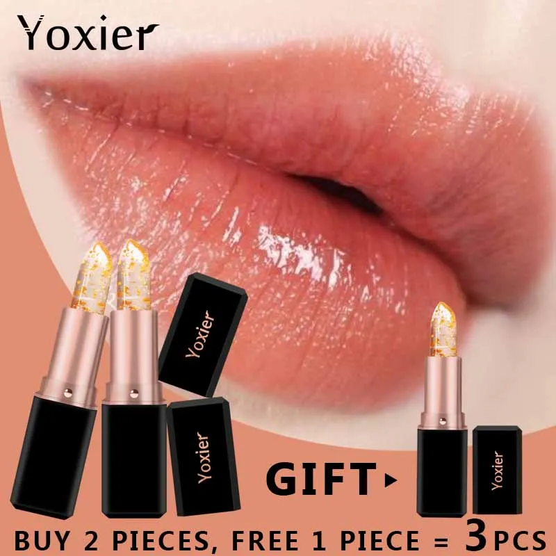 

24K Gold Olive Oil Lip Balm Moisturizing Natural Colorless Refine Repair Wrinkles Makeup Lipstick Buy 2 PCS Free 1 PCS = 3PCS