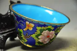 Tnukk гениальный китайской Перегородчатой украшения ручной работы латунь чаша-цветы