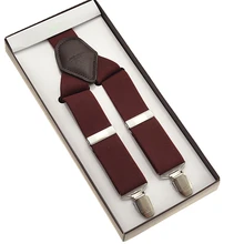 3 см ширина кофейного цвета подтяжки мужские подтяжки с бесплатной доставкой