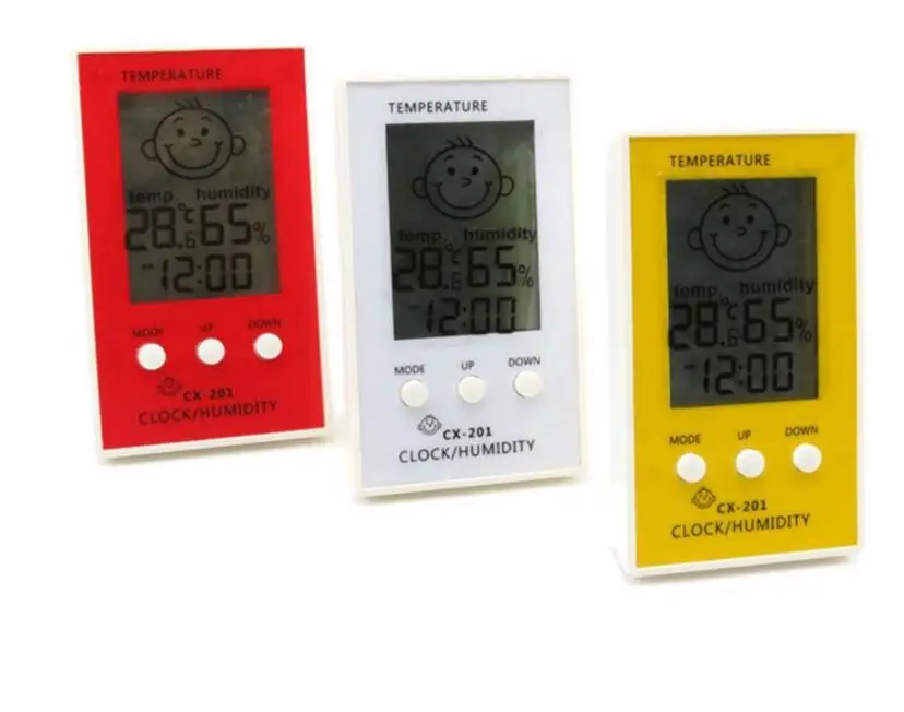 Thermometer hygrometer LCD Digital Clock Temperature logger humidity