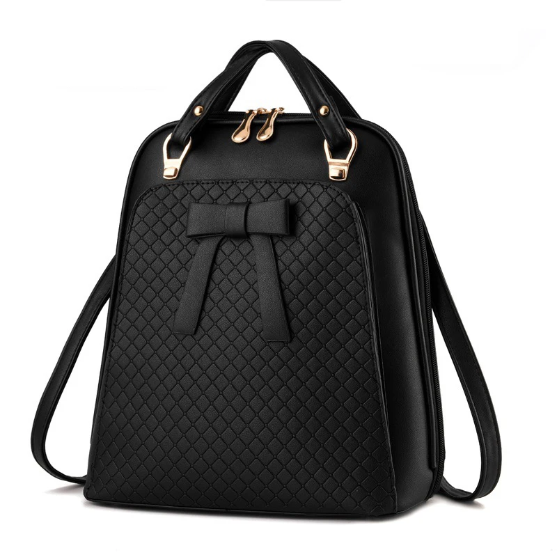 Women Backpack mochila feminine kanken backpack Geometric Plaid Sequin Female Backpacks For Teenage Girls Bagpack Drawstring