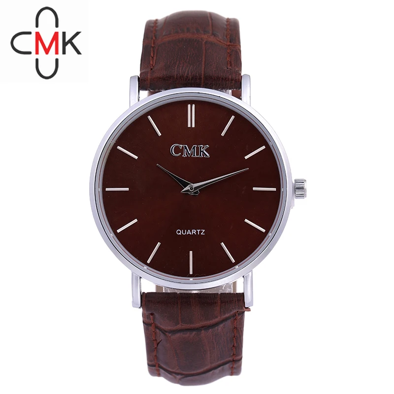 

cmk brand watches luxury quartz famous watch leather men watch clock men relogio masculino men wristwatch montre homme