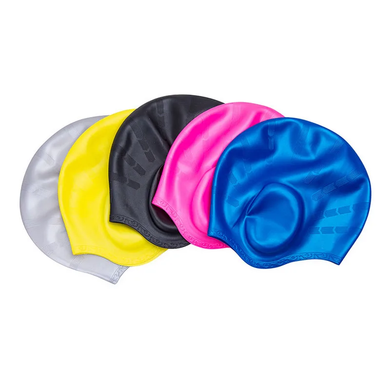 Adults Swimming Caps Waterproof men and women Long Hair Swimming hats