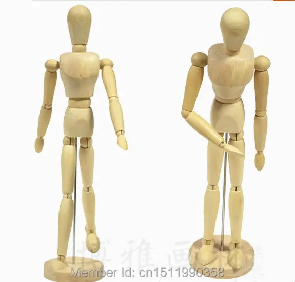 wooden art dolls