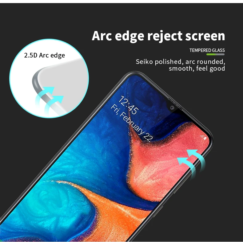 PINWUYO для samsung Galaxy A20e закаленное стекло полное покрытие пленка для экрана для Galaxy A9 защита экрана ударопрочный