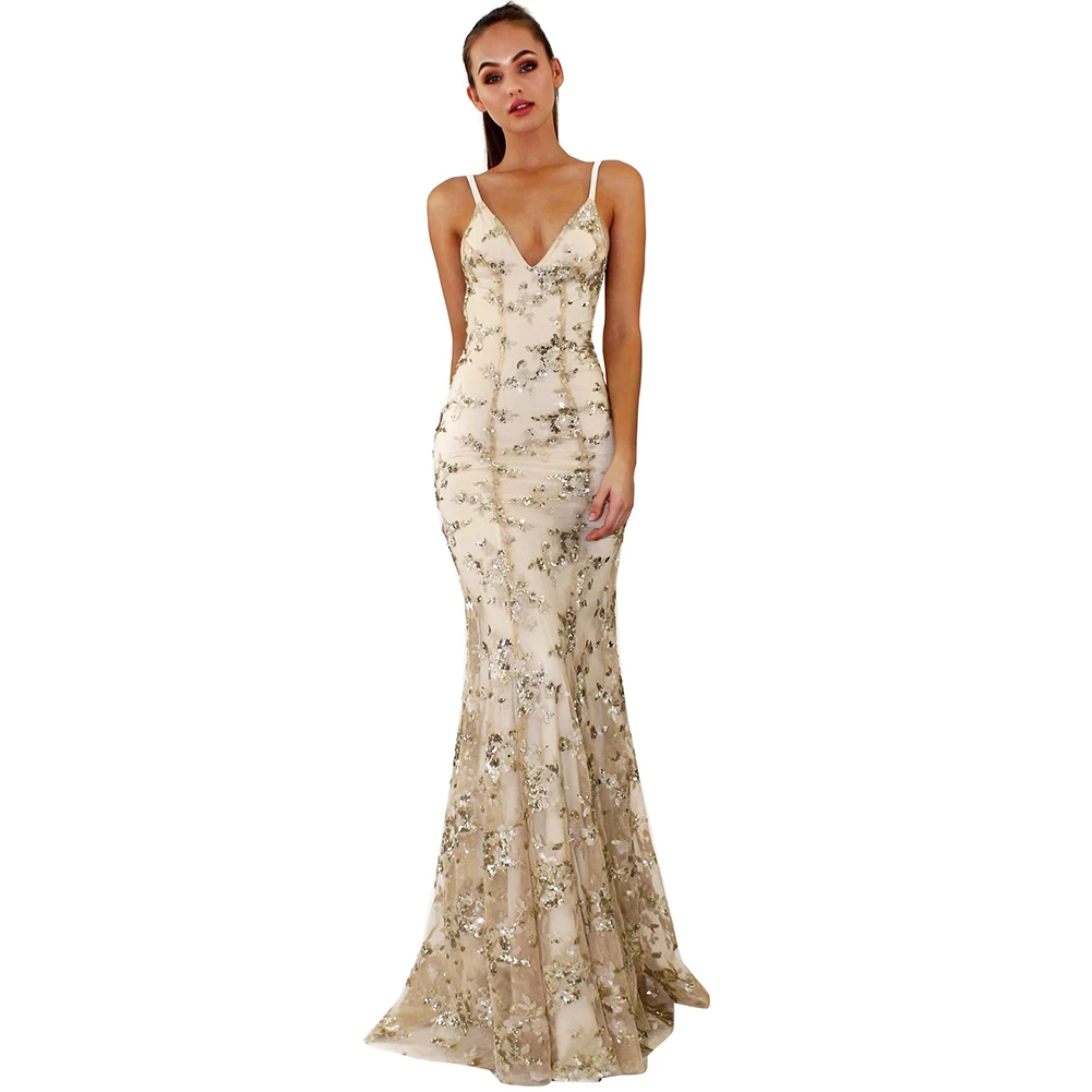 womens sequin maxi dress