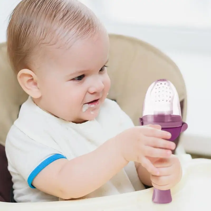 Детская пищевая бутылочка для укуса фруктов и овощей Le Molars Baby Fruit дополнительное устройство для укуса