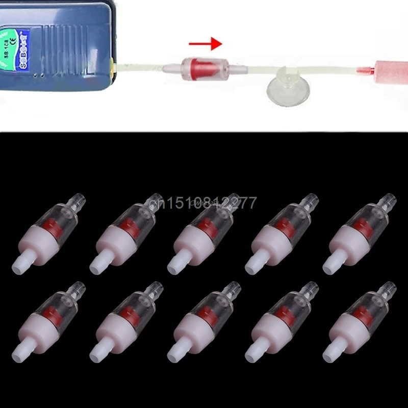 10 шт./компл. One Way обратный клапан обратный для аквариума CO2 водный и воздушный насос с нагнетателем M15 дропшиппинг