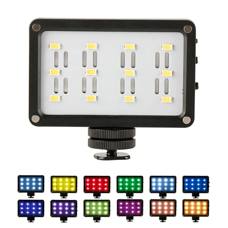 

Mini DSLR Camera Fill Light Adjustable 12 Lamp Beads USB Charging Fill Light for Mobile Phone SD998