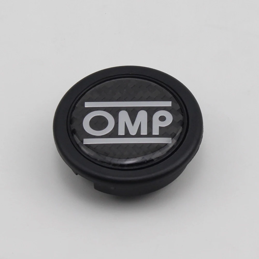 

New Carbon fiber OMP Racing Steering Wheel Horn Button Push Cover
