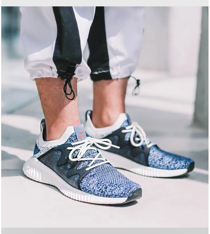 Original Xiaomi Mijia FREE TIE outdoor sports shoes men's lightweight breathable cloud bomb sports