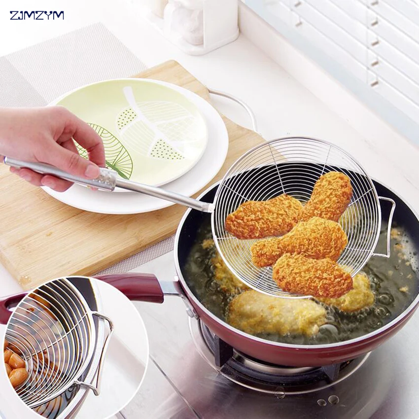 

Stainless Steel Wire Fine Mesh Oil Strainer High Quality Flour Sifter Sieve Colanders DIY Kitchen Tools