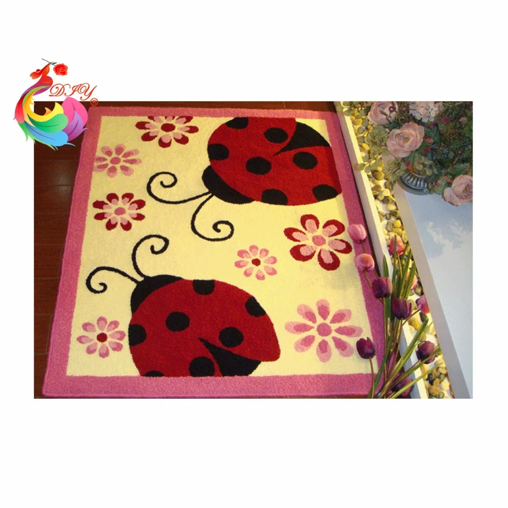 

sets for embroidery stitch thread Carpets Cross-stitch Latch hook rug kits Yarn for knitting Crochet hook Lady beetle Kostur