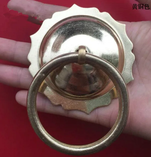 

Hardware accessories bronze ring cabinet copper bronze small handle Chinese antique copper furniture drawer accessories 014