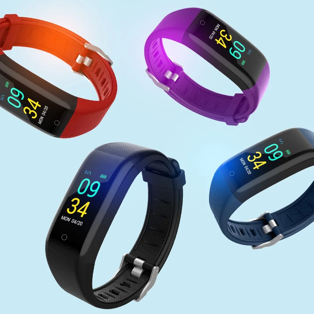 T10 smart watch IP68 waterproof heart rate fitness tracker wearable device for Android IOS swim smart wristband PK B05 ID115 Y5