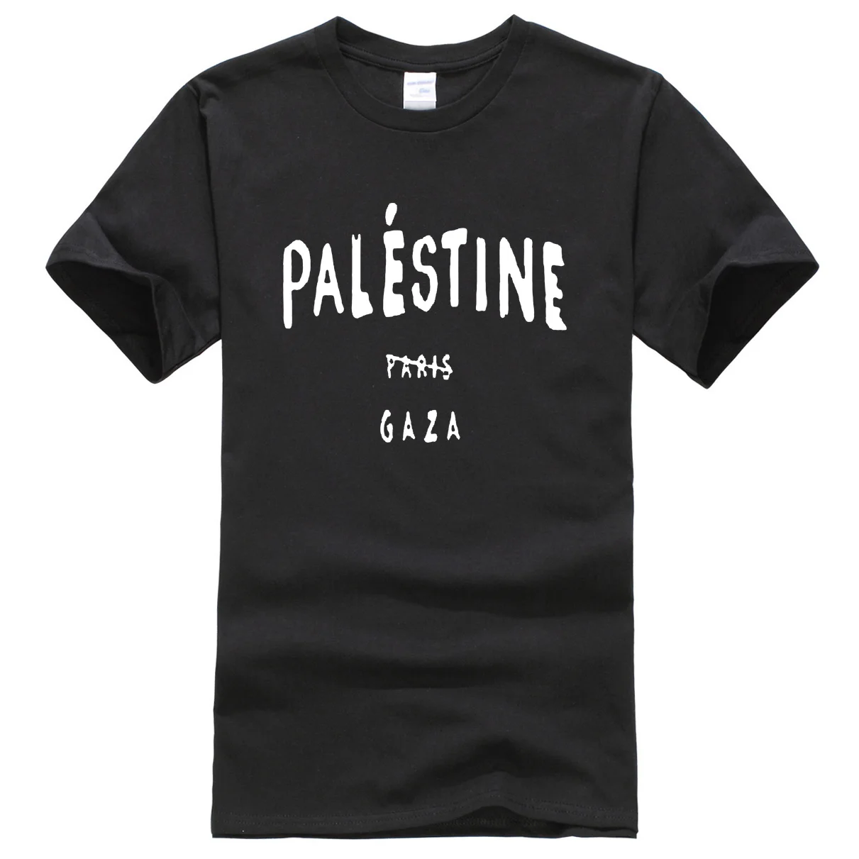 

T-shirt 2019 summer printed Palestine Paris Gaza funny fashion men's T-shirts hip hop sportwear jersey t shirt men homme top