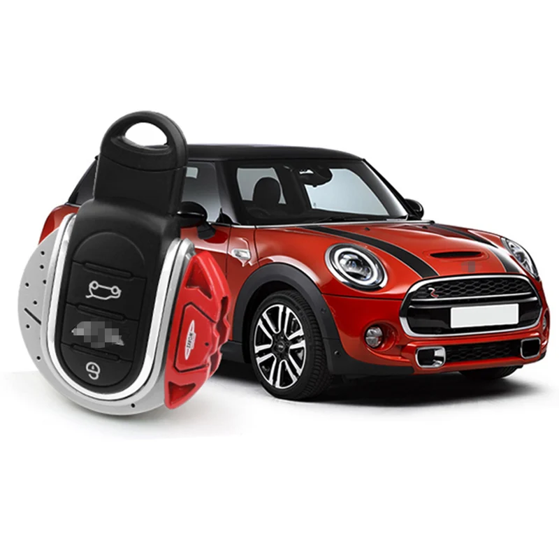 

JCW Car Key Cover For mini cooper key cover keycase key chain For mini cooper F55 F56 F57 F54 F60 jcw Plastic Material ABS