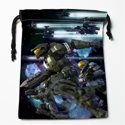 W-107 Новый Halo 5 Мастер № 8 логотип печатных получить мешок сжатия Тип мешки drawstring размер 18X22 см E801wl107