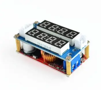 

1PC 5A Adjustable Power CC/CV Step-down Charge Module LED Driver Voltmeter Ammeter Constant current constant voltage
