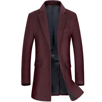 

new 2019 winter casual Wool coat for men jacket 6482a