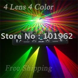 

Brand new 4 lens RGYV Dj laser show system
