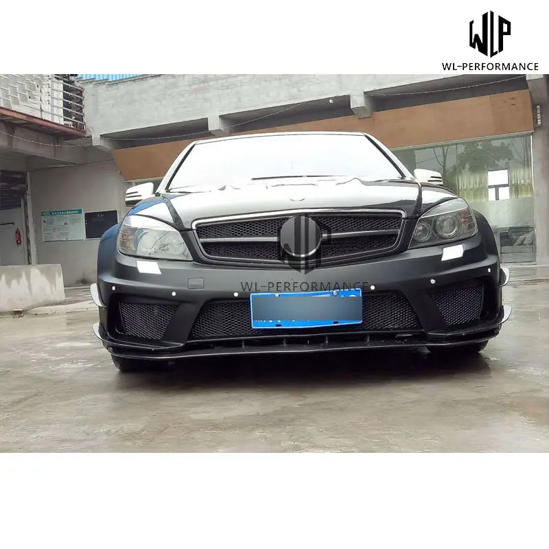 W204 C180 C200 C260 FRP материал передний задний бампер боковая юбка блендер для Mercedes Benz C63
