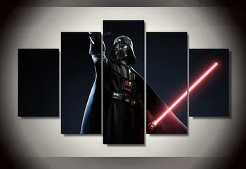 

HD Printed Star Wars Movie 5 piece picture painting wall art Canvas Print room decor poster canvas Free shipping/aa-803